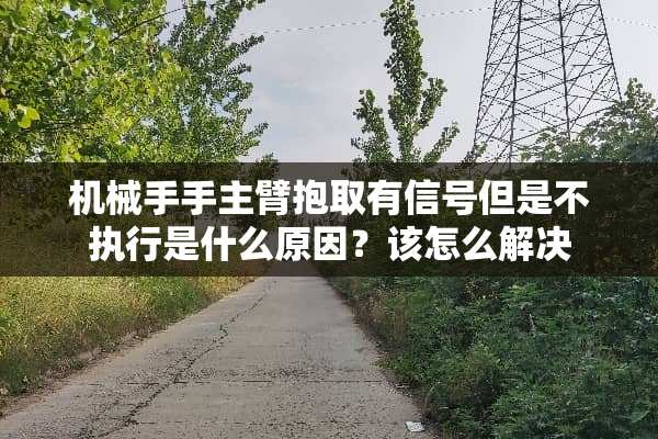 机械手手主臂抱取有信号但是不执行是什么原因？该怎么解决