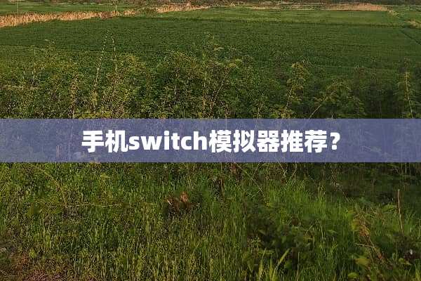 手机switch模拟器推荐？