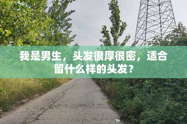 我是男生，头发很厚很密，适合留什么样的头发？