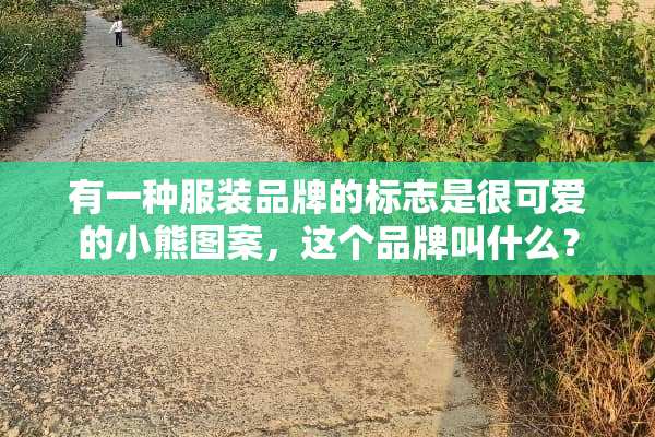 有一种服装品牌的标志是很可爱的小熊图案，这个品牌叫什么？