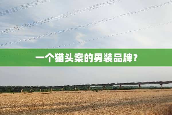 一个猫头案的男装品牌？
