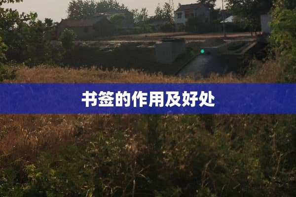 书签的作用及好处