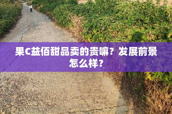 果C益佰甜品卖的贵嘛？发展前景怎么样？