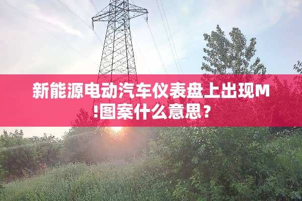 新能源电动汽车仪表盘上出现M!图案什么意思？