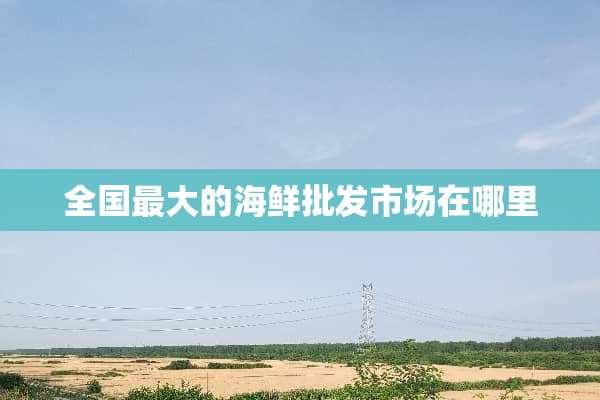 全国最大的海鲜批发市场在哪里