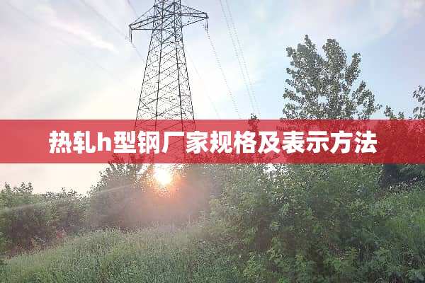 热轧h型钢厂家规格及表示方法