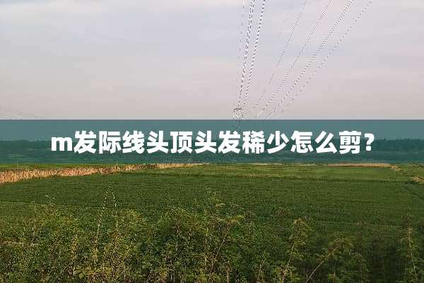 m发际线头顶头发稀少怎么剪？