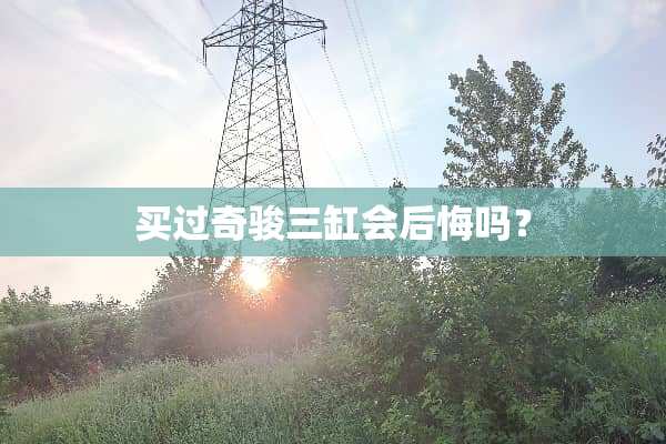 买过奇骏三缸会后悔吗？