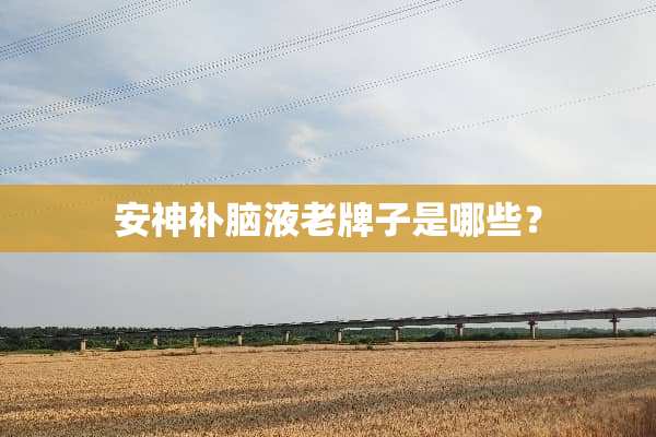 安神补脑液老牌子是哪些？