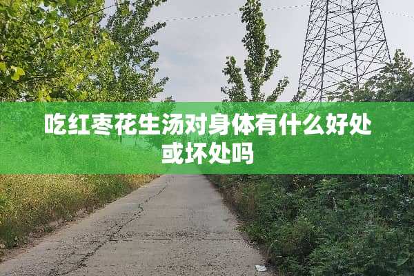 吃红枣花生汤对身体有什么好处或坏处吗