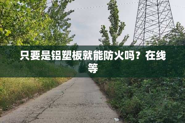 只要是铝塑板就能防火吗？在线等
