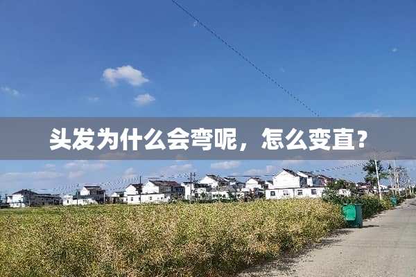 头发为什么会弯呢，怎么变直？