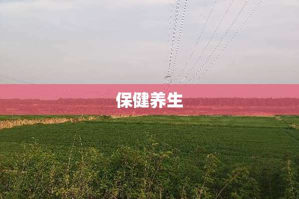 保健养生