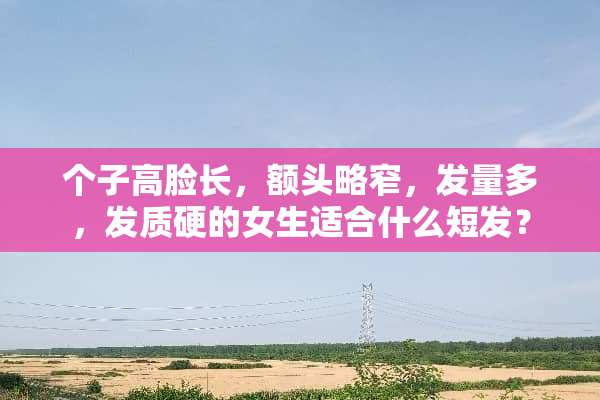 个子高脸长，额头略窄，发量多，发质硬的女生适合什么短发？