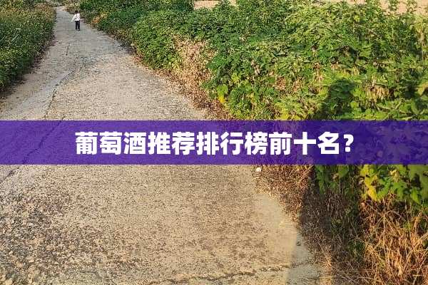 葡萄酒推荐排行榜前十名？