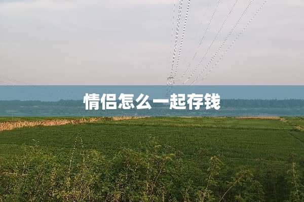情侣怎么一起存钱