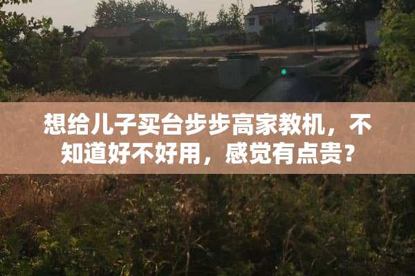 想给儿子买台步步高家教机，不知道好不好用，感觉有点贵？
