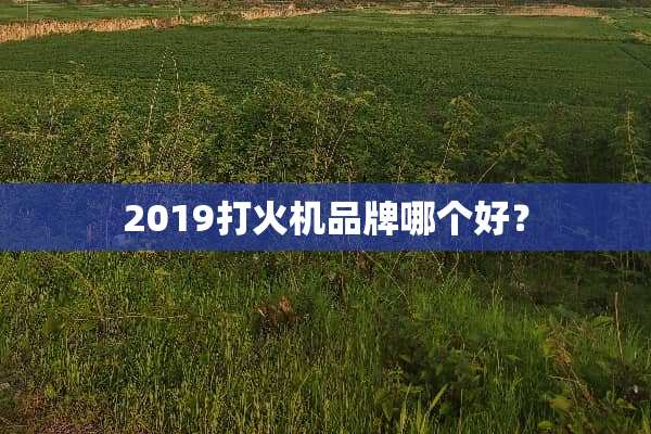 2019打火机品牌哪个好？