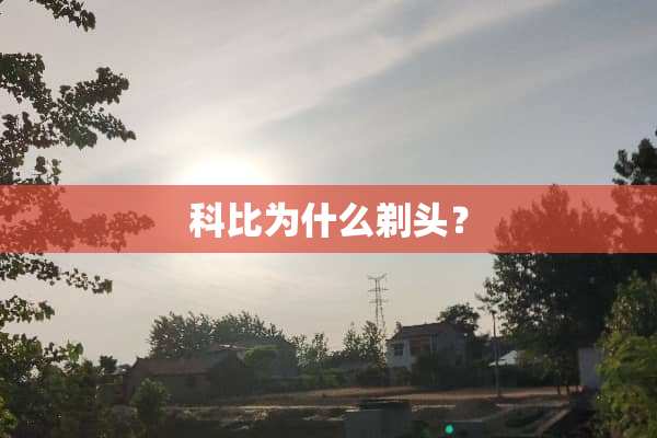 科比为什么剃头？