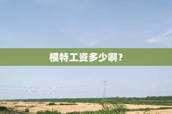 模***多少啊？