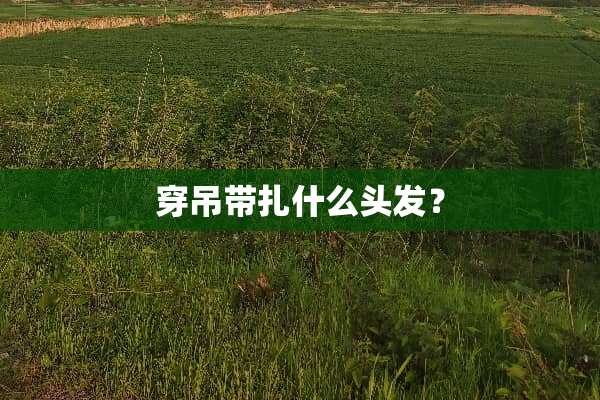 穿吊带扎什么头发？