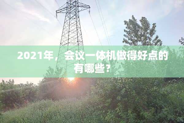 2021年，会议一体机做得好点的有哪些？