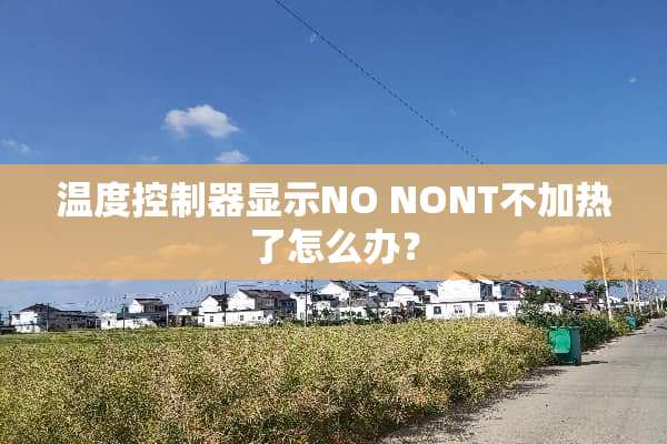 温度***显示NO NONT不加热了怎么办？