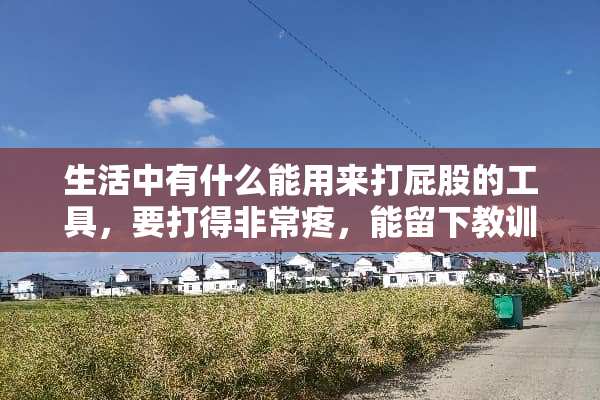 生活中有什么能用来打**的工具，要打得非常疼，能留下教训的？