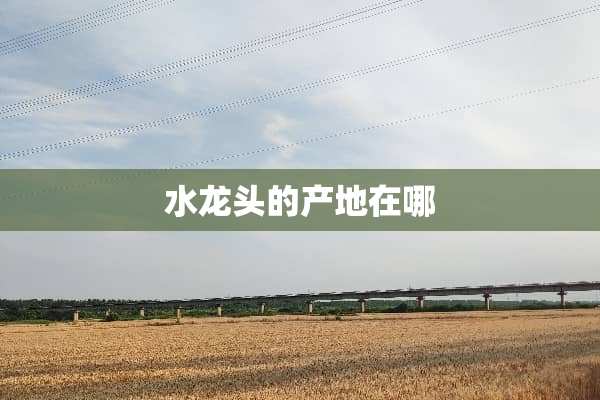 水龙头的产地在哪