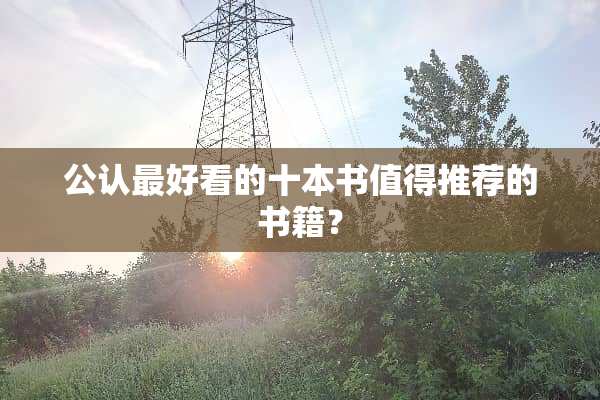 公认最好看的十本书值得推荐的书籍？