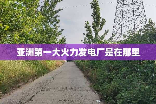 亚洲第一大火力发电厂是在那里
