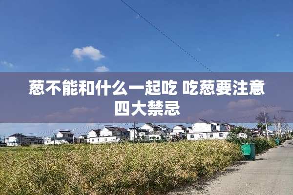 葱不能和什么一起吃 吃葱要注意四**忌