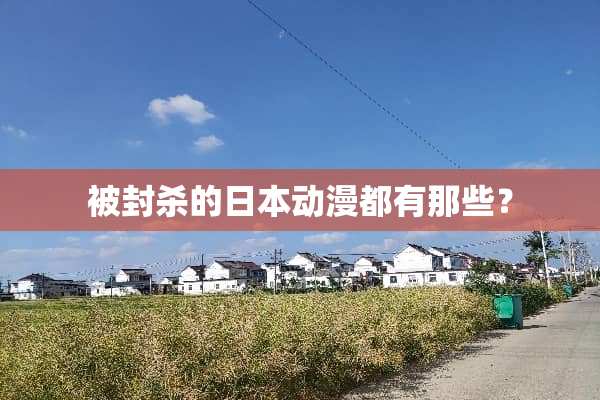 被**的日本动漫都有那些？