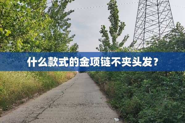 什么款式的金项链不夹头发？