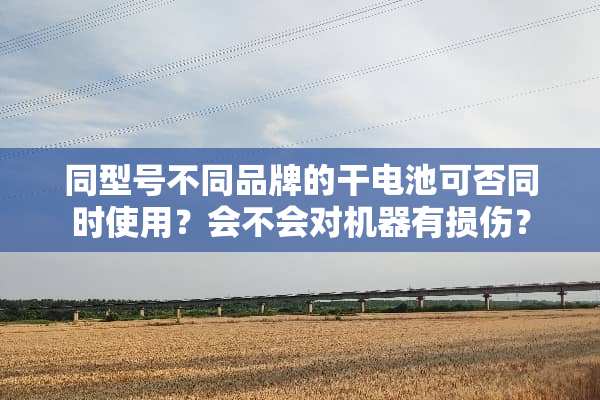 同型号不同品牌的干电池可否同时使用？会不会对机器有损伤？