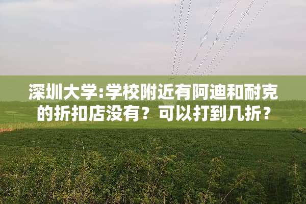 深圳大学:学校附近有阿迪和耐克的折扣店没有？可以打到几折？