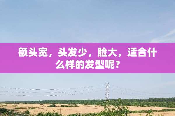 额头宽，头发少，脸大，适合什么样的发型呢？