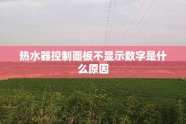 热水器控制面板不显示数字是什么原因