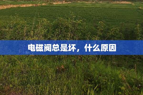 电磁阀总是坏，什么原因