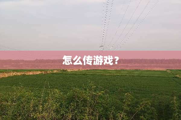 怎么传游戏？