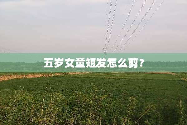 五岁女童短发怎么剪？