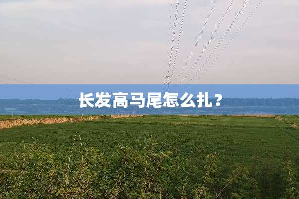 长发高马尾怎么扎？