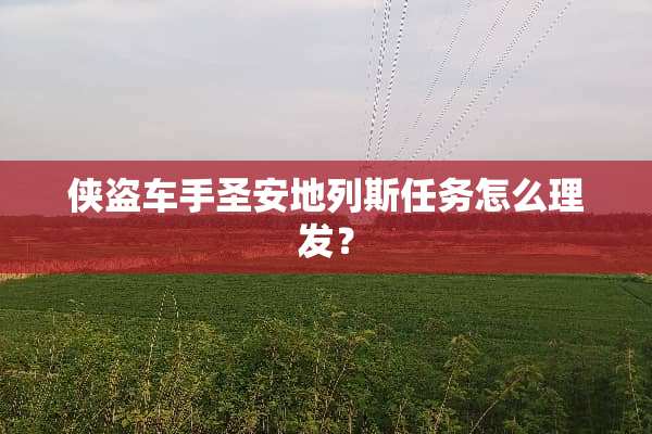 侠盗车手圣安地列斯任务怎么理发？
