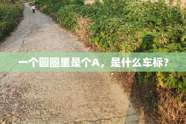 一个圆圈里是个A，是什么车标？