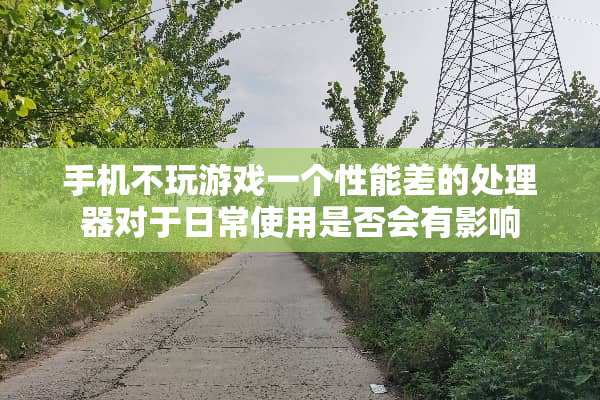 手机不玩游戏一个性能差的处理器对于日常使用是否会有影响