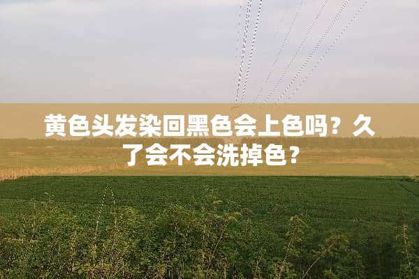 黄色头发染回黑色会上色吗？久了会不会洗掉色？