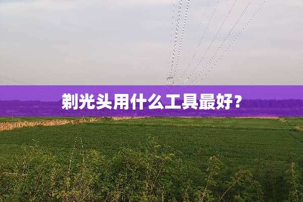 剃光头用什么工具最好？