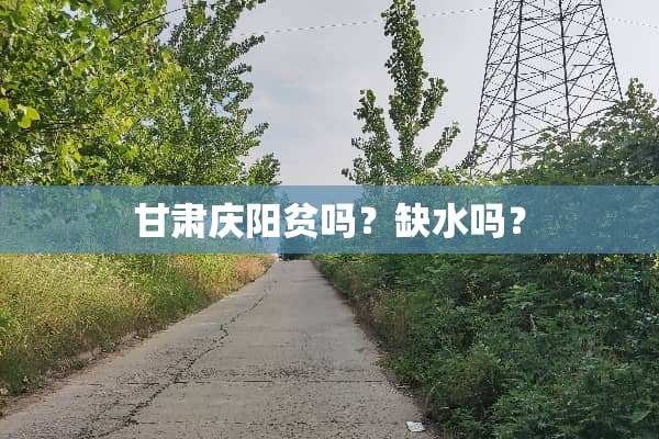 甘肃庆阳贫吗？缺水吗？
