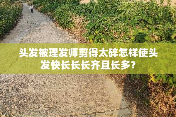 头发被理发师剪得太碎怎样使头发快长长长齐且长多？
