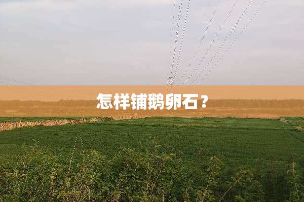怎样铺鹅卵石？